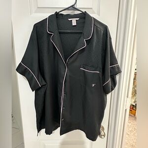 Victoria secret sexy cover up silk blouse